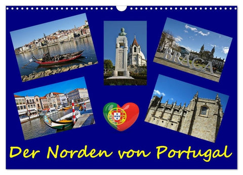Der Norden von Portugal (Wandkalender 2027 DIN A3 quer), CALVENDO Monatskalender