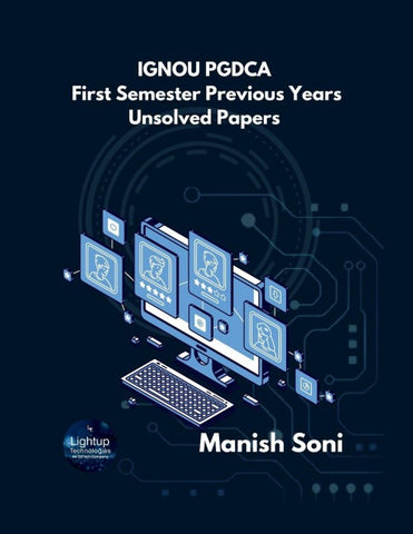 IGNOU PGDCA First Semester Previous Years Unsolved Papers