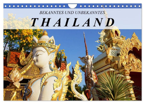 Bekanntes und Unbekanntes Thailand (Wandkalender 2027 DIN A4 quer), CALVENDO Monatskalender