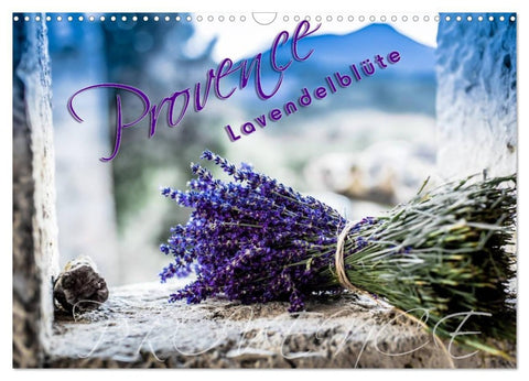 Provence - Lavendelblüte (Wandkalender 2026 DIN A3 quer), CALVENDO Monatskalender
