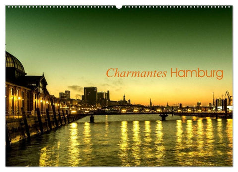 Charmantes Hamburg (Wandkalender 2027 DIN A2 quer), CALVENDO Monatskalender