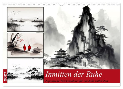 Inmitten der Ruhe (Wandkalender 2027 DIN A3 quer), CALVENDO Monatskalender