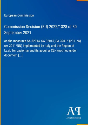 Commission Decision (EU) 2022/1328 of 30 September 2021