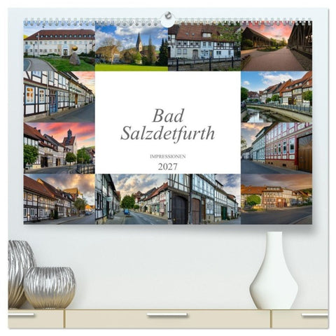 Bad Salzdetfurth Impressionen (hochwertiger Premium Wandkalender 2027 DIN A2 quer), Kunstdruck in Hochglanz