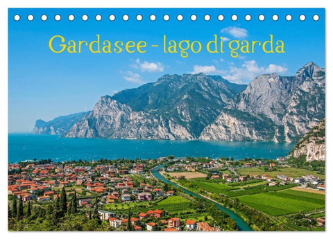 Gardasee - lago di Garda by Sascha Ferrari (Tischkalender 2026 DIN A5 quer), CALVENDO Monatskalender