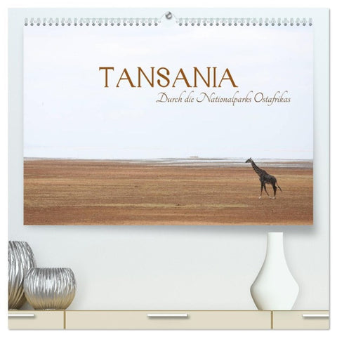 Tansania - Durch die Nationalparks Ostafrikas (hochwertiger Premium Wandkalender 2026 DIN A2 quer), Kunstdruck in Hochglanz