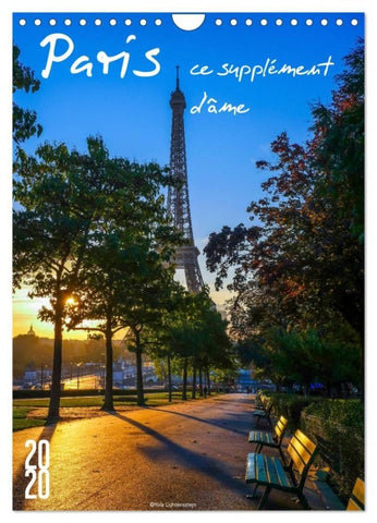 Paris, ce supplément d'âme (Calendrier mural 2027 DIN A4 horizontal), CALVENDO calendrier mensuel