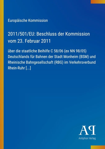 2011/501/EU: Beschluss der Kommission vom 23. Februar 2011