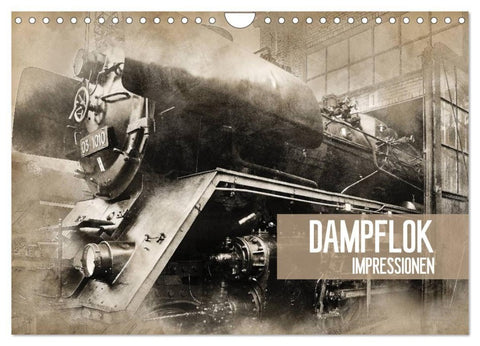 Dampflok Impressionen (Wandkalender 2027 DIN A4 quer), CALVENDO Monatskalender
