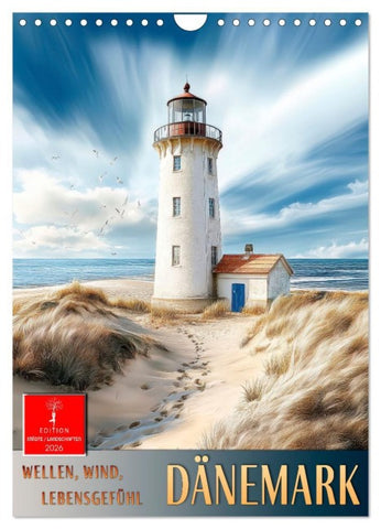 Dänemark - Wellen, Wind, Lebensgefühl (Wandkalender 2026 DIN A4 hoch), CALVENDO Monatskalender