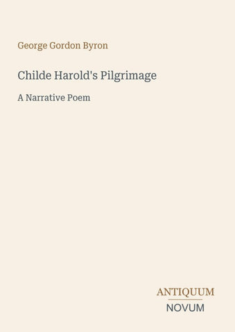 Childe Harold's Pilgrimage