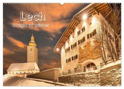 Lech magic of winter (Wandkalender 2027 DIN A2 quer), CALVENDO Monatskalender