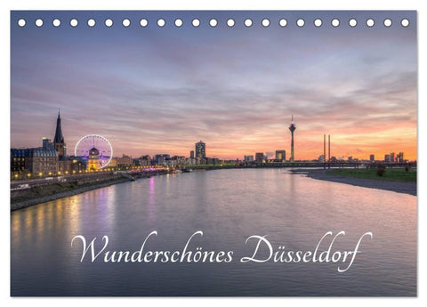 Wunderschönes Düsseldorf (Tischkalender 2027 DIN A5 quer), CALVENDO Monatskalender