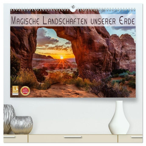 Magische Landschaften unserer Erde (hochwertiger Premium Wandkalender 2027 DIN A2 quer), Kunstdruck in Hochglanz