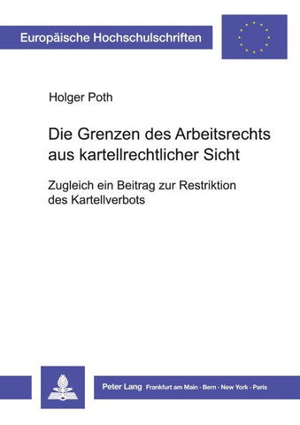 Die Grenzen des Arbeitsrechts aus kartellrechtlicher Sicht