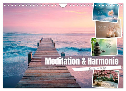 Meditation und Harmonie - Klang der Ruhe (Wandkalender 2027 DIN A4 quer), CALVENDO Monatskalender