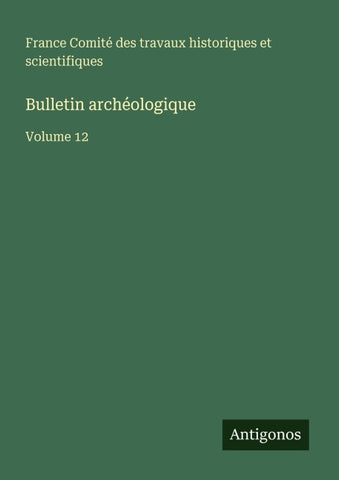 Bulletin archéologique