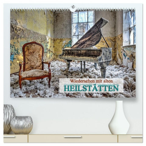 Wiedersehen mit alten Heilstätten (hochwertiger Premium Wandkalender 2027 DIN A2 quer), Kunstdruck in Hochglanz