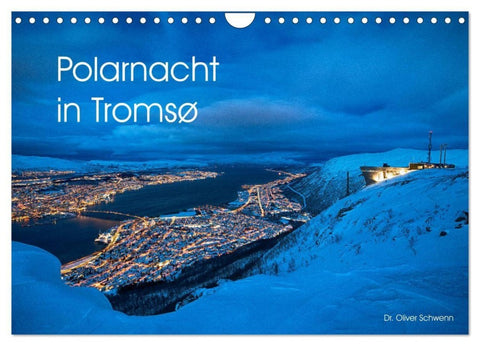 Polarnacht in Tromsø (Wandkalender 2027 DIN A4 quer), CALVENDO Monatskalender