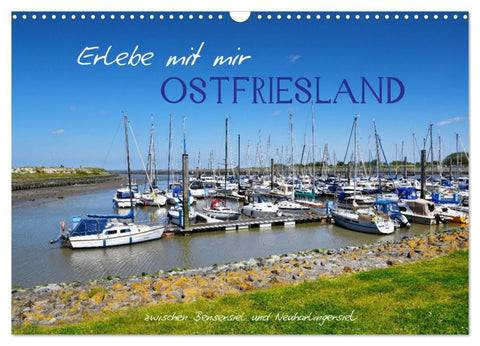 Erlebe mit mir Ostfriesland (Wandkalender 2026 DIN A3 quer), CALVENDO Monatskalender