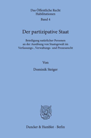 Der partizipative Staat.