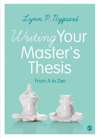 Writing Your Master's Thesis