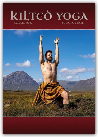 Kilted Yoga 2027 – A3-Posterkalender