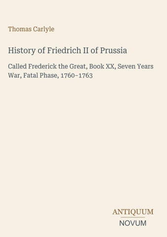 History of Friedrich II of Prussia