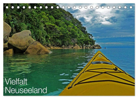 Vielfalt Neuseeland (Tischkalender 2027 DIN A5 quer), CALVENDO Monatskalender