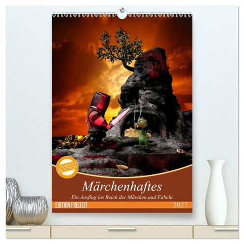 Märchenhaftes (hochwertiger Premium Wandkalender 2027 DIN A2 hoch), Kunstdruck in Hochglanz