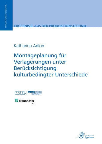 Montageplanung für Verlagerungen unter Berücksichtigung kulturbedingter Unterschiede