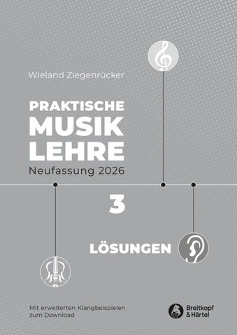 Praktische Musiklehre, Lösungen Band 3