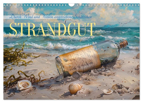 Strandgut (Wandkalender 2027 DIN A3 quer), CALVENDO Monatskalender