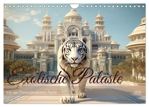 Exotische Paläste (Wandkalender 2026 DIN A4 quer), CALVENDO Monatskalender