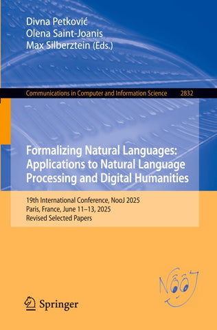 Formalizing Natural Languages: Applications to Natural Language Processing and Digital Humanities