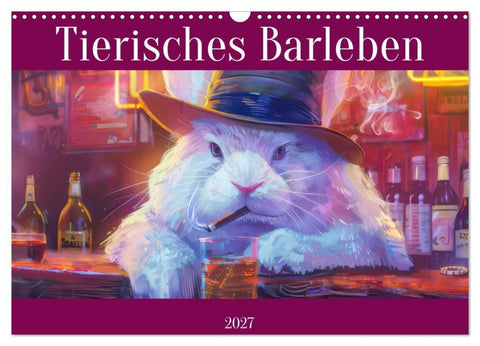 Tierisches Barleben (Wandkalender 2027 DIN A3 quer), CALVENDO Monatskalender