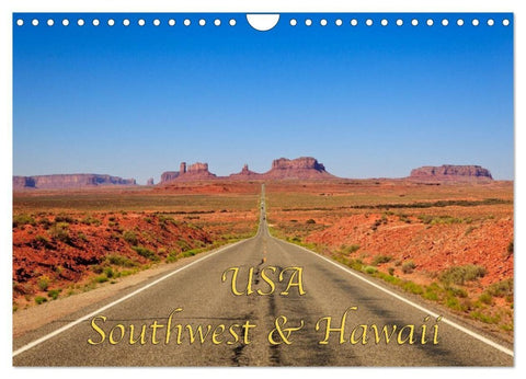 USA Southwest & Hawaii (Wandkalender 2027 DIN A4 quer), CALVENDO Monatskalender