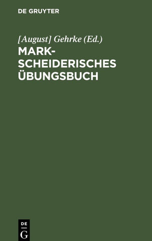 Markscheiderisches Übungsbuch