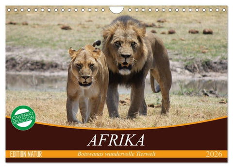 Afrika. Botswanas wundervolle Tierwelt (Wandkalender 2026 DIN A4 quer), CALVENDO Monatskalender
