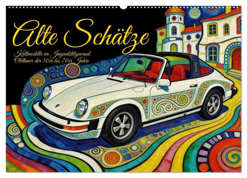 Alte Schätze Kultmodelle im Jugendstilgewand (Wandkalender 2027 DIN A2 quer), CALVENDO Monatskalender