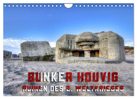 Bunker Houvig (Wandkalender 2027 DIN A4 quer), CALVENDO Monatskalender