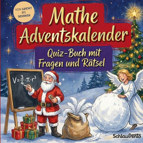 Mathe-Adventskalender: Quiz-Buch mit Fragen und Rätsel