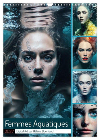 Femmes Aquatiques (Calendrier mural 2027 DIN A3 horizontal), CALVENDO calendrier mensuel