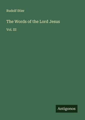 The Words of the Lord Jesus