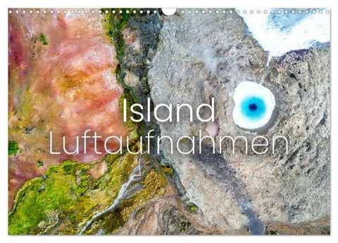 Island Luftaufnahmen (Wandkalender 2027 DIN A3 quer), CALVENDO Monatskalender
