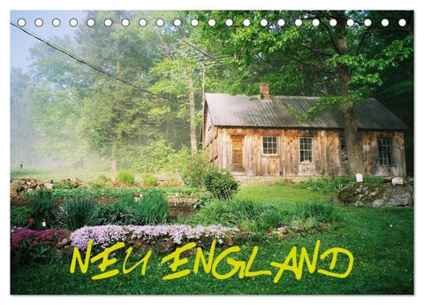 Neu England (Tischkalender 2027 DIN A5 quer), CALVENDO Monatskalender
