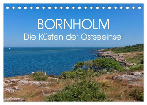 Bornholm - die Küsten der Ostseeinsel (Tischkalender 2026 DIN A5 quer), CALVENDO Monatskalender