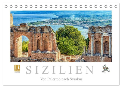 Sizilien - Von Palermo nach Syrakus (Tischkalender 2027 DIN A5 quer), CALVENDO Monatskalender