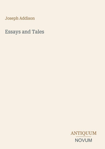 Essays and Tales