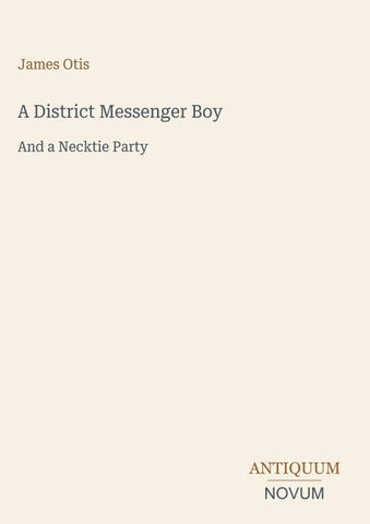 A District Messenger Boy